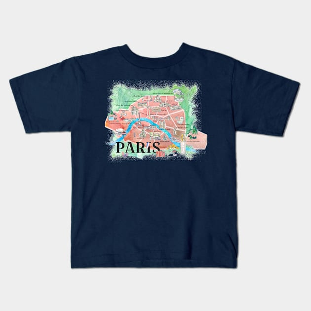 Paris, France Kids T-Shirt by artshop77